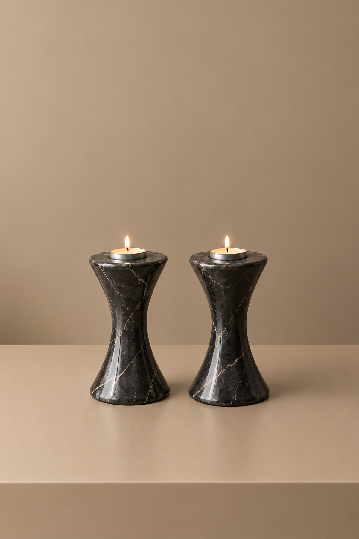 شمعدان CURVE- ست دوتایی | Y Design Collection