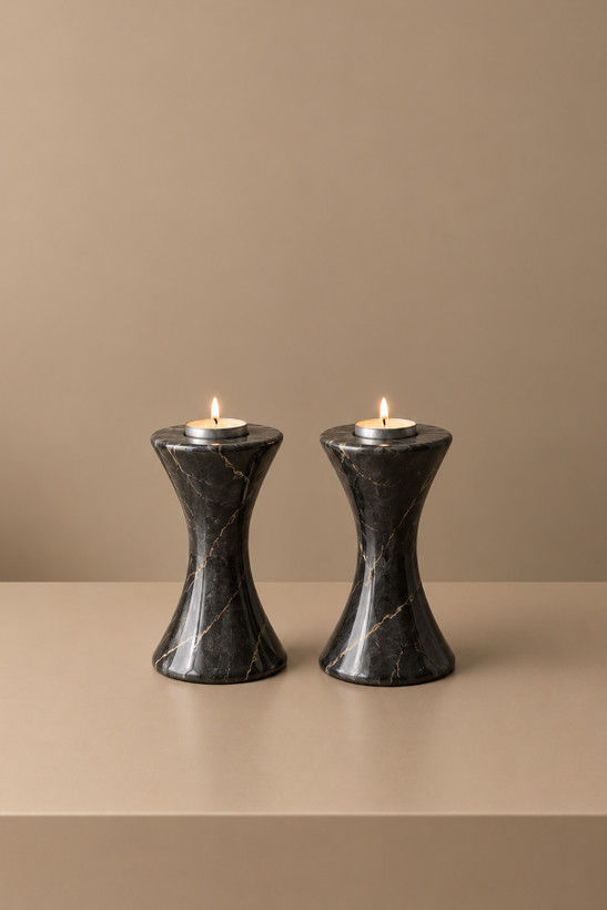 شمعدان CURVE- ست دوتایی | Y Design Collection