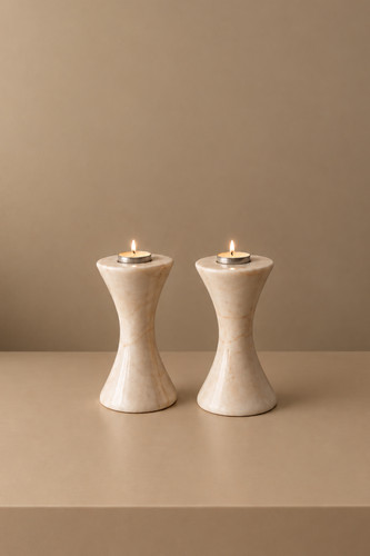 شمعدان CURVE- ست دوتایی | Y Design Collection