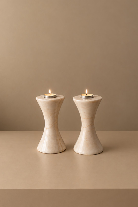 شمعدان CURVE- ست دوتایی | Y Design Collection